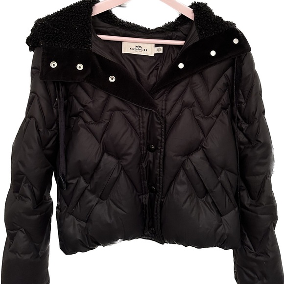 Black Authentic Coach Coat - Picture 2 of 4